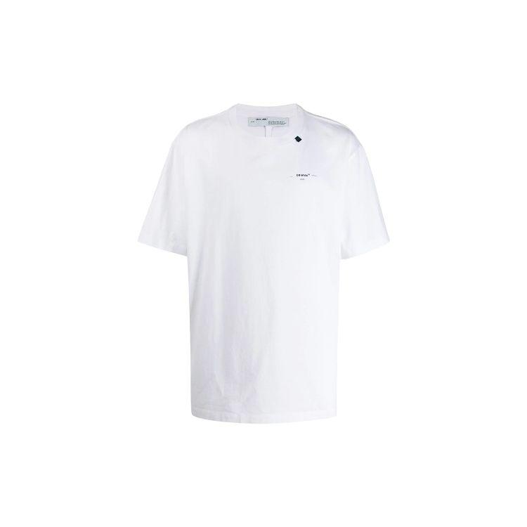 Off-White Abstract Arrows T-Shirt White Men Tops OMAA038F191850110110