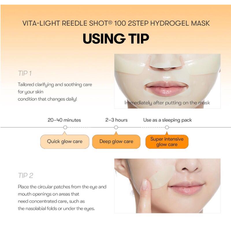 VT Vita-Light Reedle Shot 100 2-Step Hydrogel Mask 34.5g