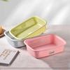 Nordic Rectangular Plastic Kitchen Colander