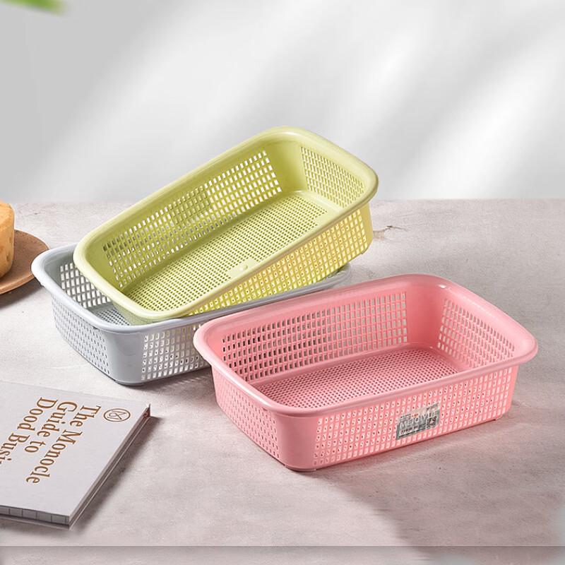 Nordic Rectangular Plastic Kitchen Colander