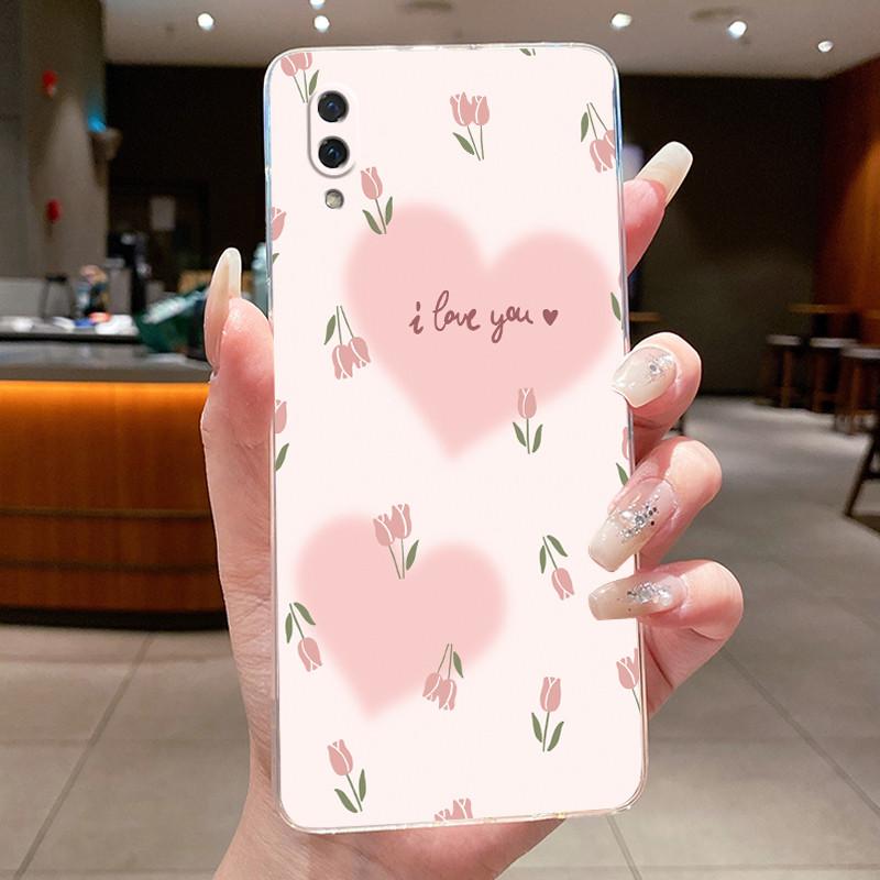 For Huawei Y7 Pro 2019 Y7 Prime 2019 Case Phone Cover Soft Silicone Aesthetic Luxury Fashion Butterfly Flower Clear Bags Fundas