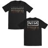 Nine Inch Nails Винтажная Унисекс Футболка Унисекс Круглый Вырез 100% Хлопок Короткий Рукав Y2k Оверсайз Популярная Мода Летняя Футболка Подарки для Фанатов