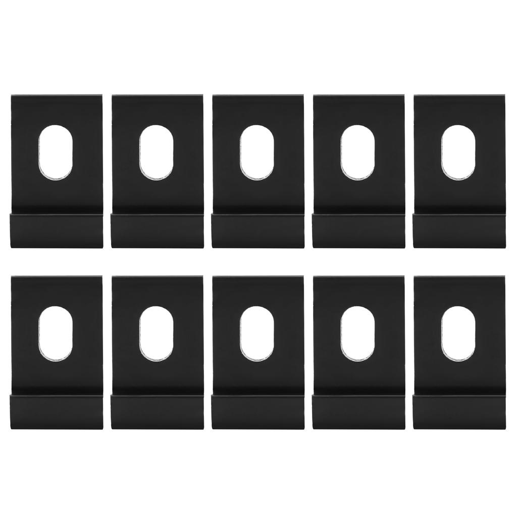 10Pcs Base Clips Hook Fixings Attaches Aluminium Greenhouses Fixture Set