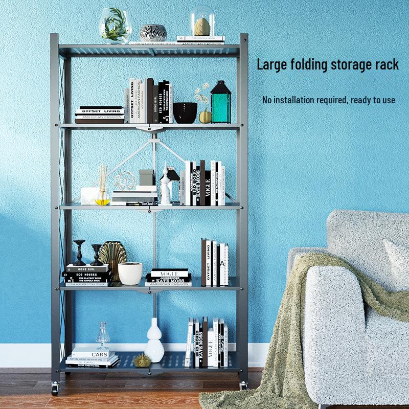 Отдельно стоящая складная многоуровневая кухонная стойка для хранения