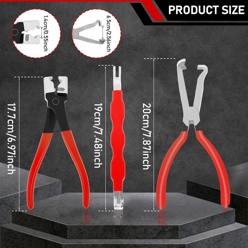 3Pcs Automotive Electrical Tools Automotive Electrical Terminal Universal Disassembly Tool Separator Removal Metal Remover Tool