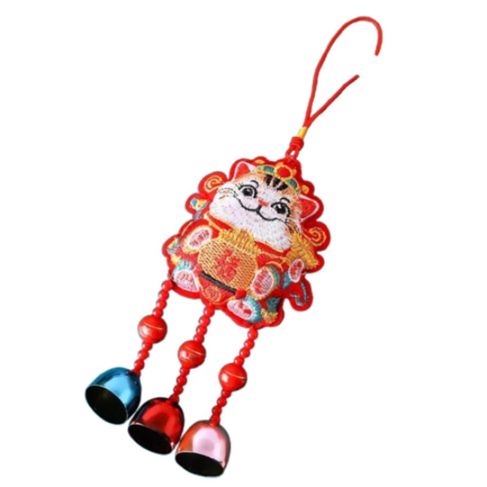 Подвески ручной работы в виде китайских счастливых мешочков. Традиционные новогодние подвески. Новогоднее украшение.