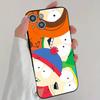Anime S-South P-Park Phone Case Cool Black Silicone Soft For IPhone 16 15 14 13 12 11 X XR Plus Pro Max Plus