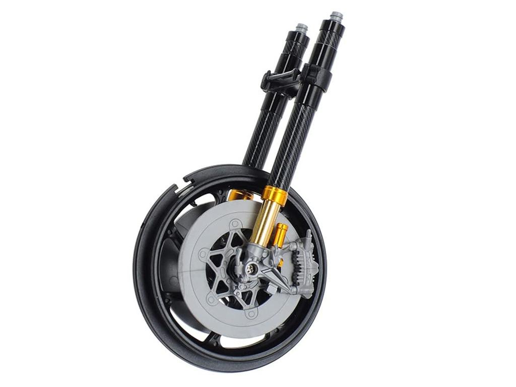 Tamiya Detail Up Parts Series Suzuki Ecstar Передняя вилка Комплект пластиковых деталей для модели 12691 1/12 № 91 GSX-RR '20