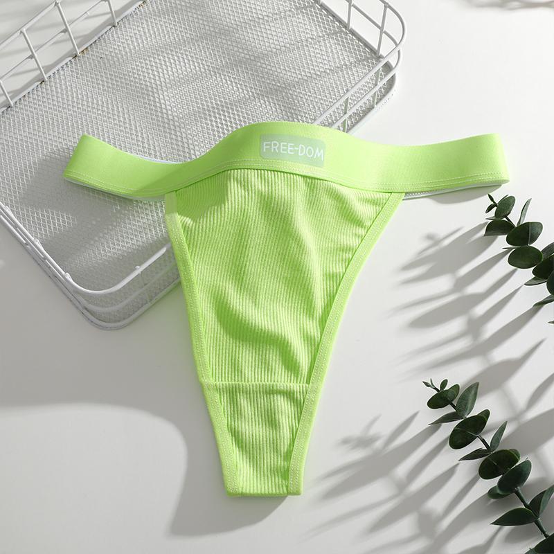 FINETOO 1 шт. бесплатные стринги женские бесшовные трусики женские сексуальное нижнее белье с низкой талией однотонные стринги дышащие Т-образные женские трусики
