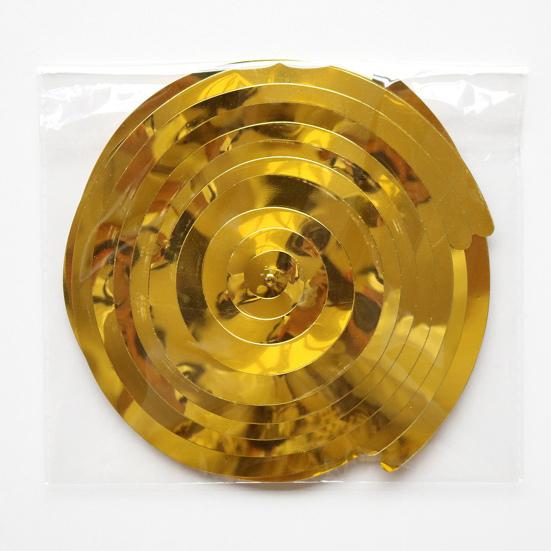 6 шт., спиральный кулон, вечерние растяжки, подвесной пластиковый стример, спиральный кулон, двойной хвост, вечерние, потолочные, фольгированные, вихревые украшения