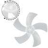 Аксессуары Лопасть вентилятора Пластик Бытовой Мини Лопасть Напольный вентилятор Низкий уровень шума Лопасть 5 лопастей Электрический Для напольной подставки