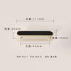 Nordic Flat Shell Cupboard Handles Kitchen Cabinet Pulls Drawer Knobs Dresser Furniture Knobs Dooroom Pulls Wardrobe Handles