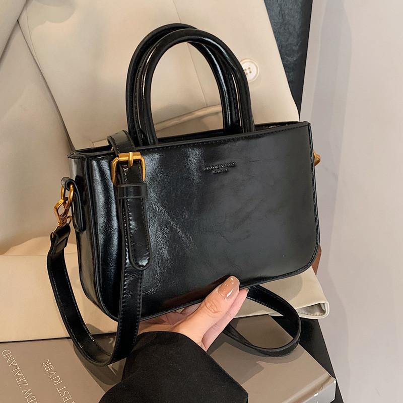 Ielgy Autumn Winter All-Match Fashion Cross-Body Portable Bucket Bag