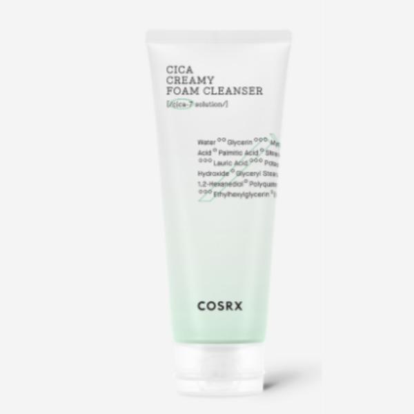 COSRX Pure Fit Cica Creamy Foam Cleanser Soothing & Gentle Low pH Facial Cleanser 150ml