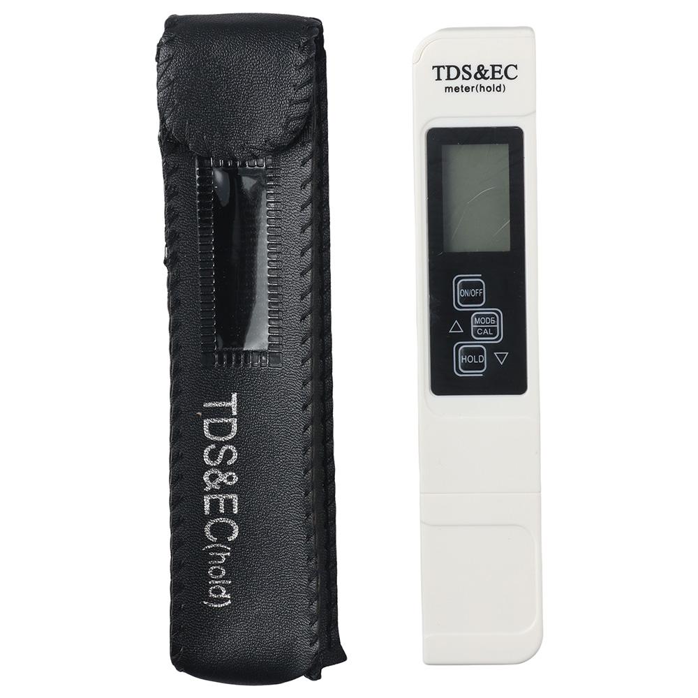 3 In 1 TDS, EC & Temperature Meter Large Backlit Screen Water Analyzer Drinking Water