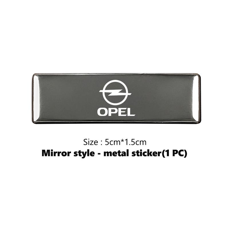 For Opel Car Trunk Body Sticker Aluminum Alloy Emblem Auto Stickers Astra G H J K F Corsa D Zafira B Insignia Mokka Regal