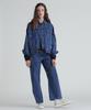 AVIREX CUTTING DENIM PANTS Women's S 432 Used 783-5111601