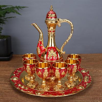 Набор чайников и чайников, металлический чайник, графин-графин для декора домашнего стола, свадебный подарок