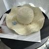 Hand Woven Raffia Straw Hat Wide Brim Beach Sun Hat New Wide Brim Sun Hat  Beach