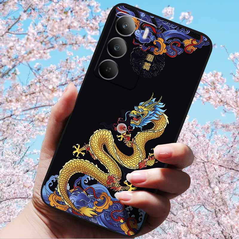 3D Рельефные Ретро Чехлы Для Realme C75 4G Мягкая Силиконовая Задняя Крышка Чехол Для Realme C75 4G 3D ТПУ Рельефные Чехлы 3D C75 c 75