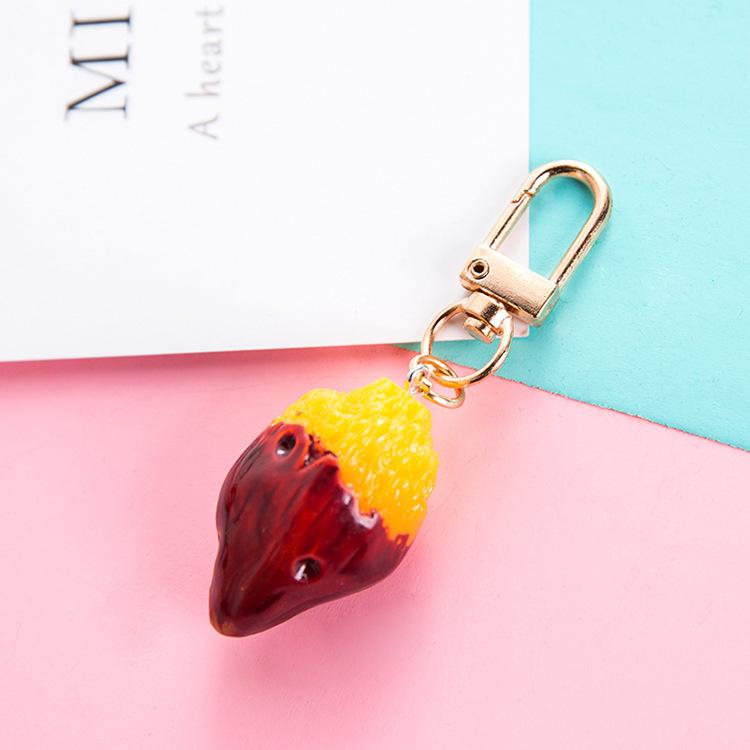 Strawberry Lover Keychain Pendant for Women