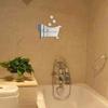 Bathtub Pattern Decals Washroom Entrance Sign Mirror Surface Bathroom Door Plate Wall Sticker