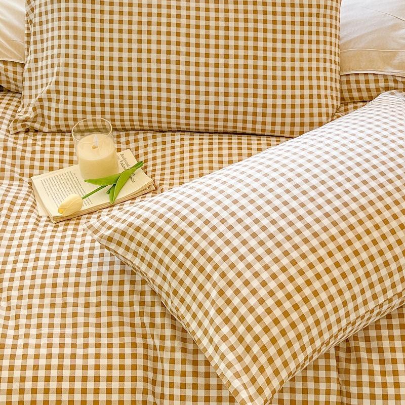 Наволочка Простая наволочка Односпальная студенческая общежитие Постельное белье 48*74см Бытовая