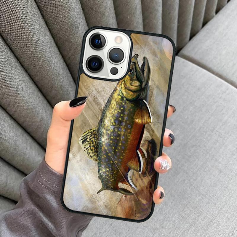 Чехол для телефона со скином для рыбалки на радужную форель Для iPhone 17 Air 16 16e 15 13 14 Pro Max 11 12 Plus 2022 MAX Чехол-оболочка coque