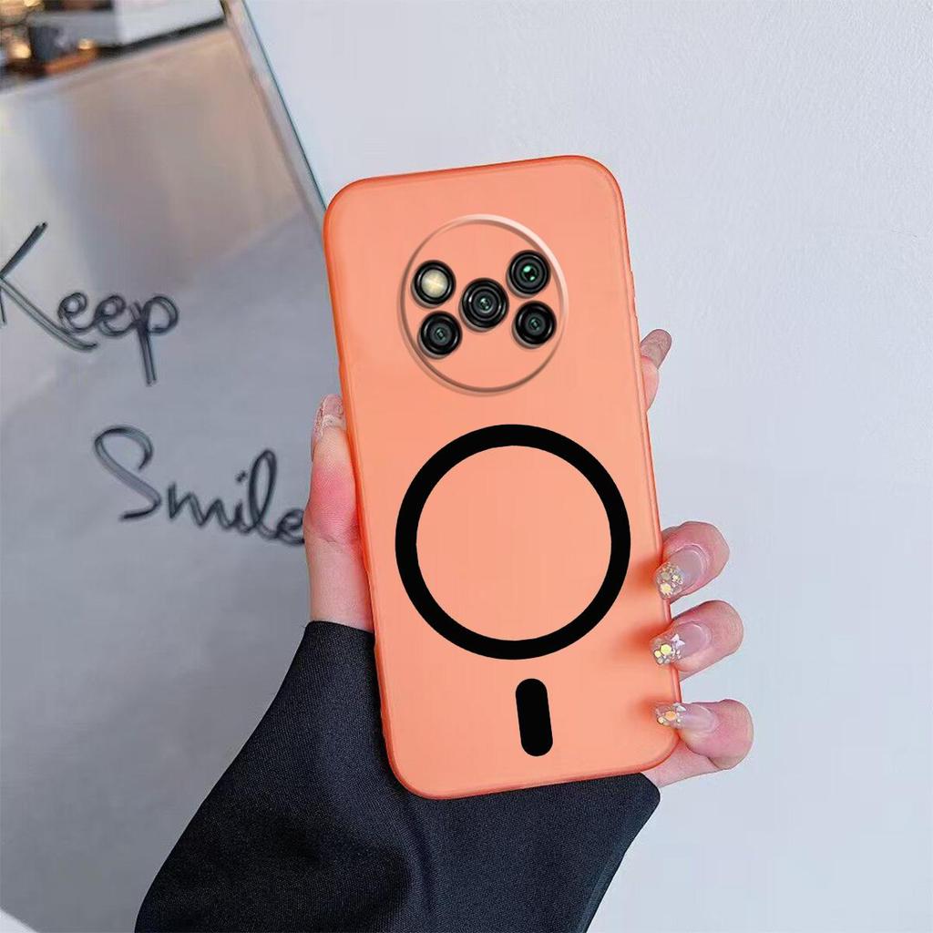 Чехол для Xiaomi POCO X3 Pro, NFC Премиальный Магнитный Матовый Защитный Чехол для Телефона
