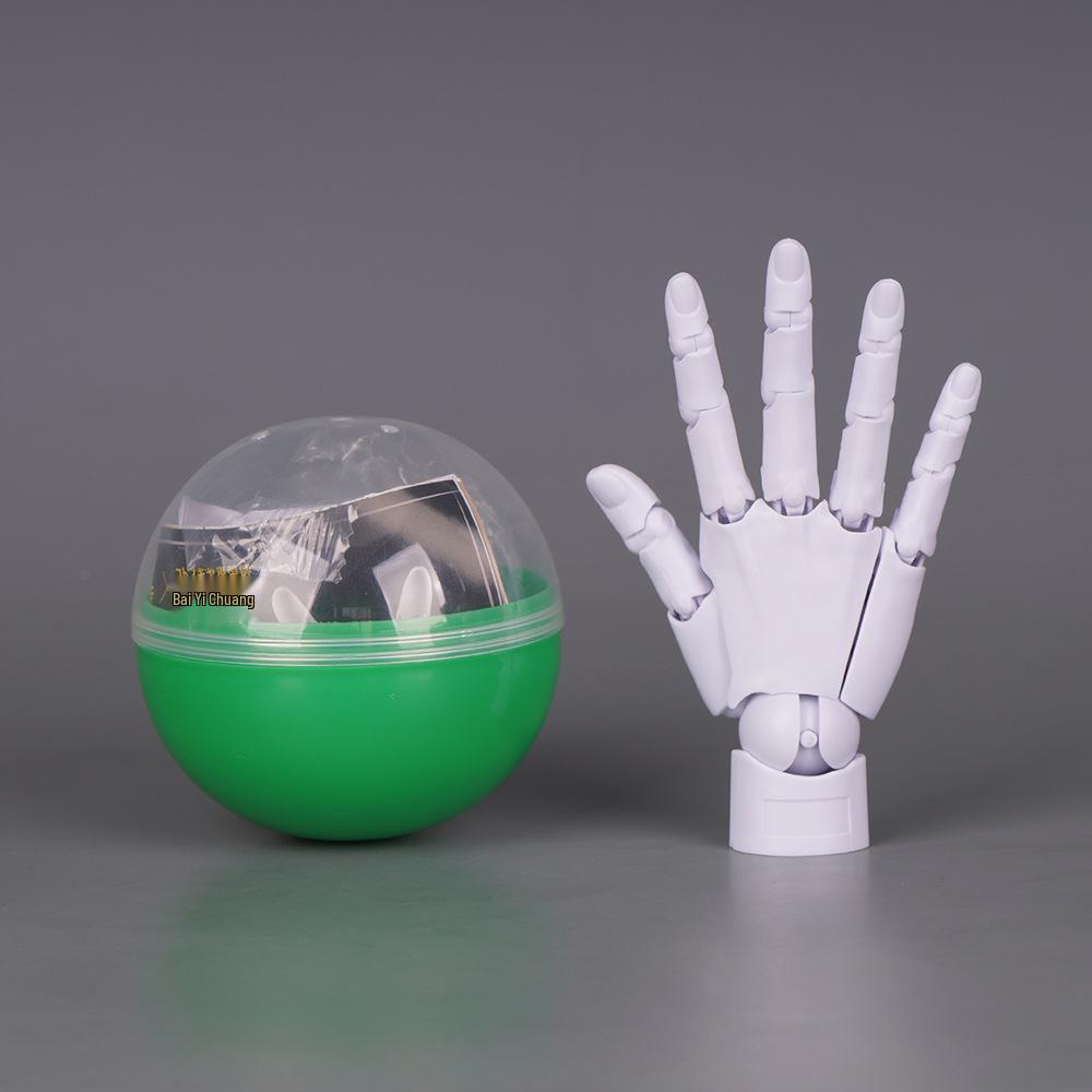 Мини-модель Gashapon в масштабе 1/2 для ладони: Суперподвижные суставы пальцев - Левая и Правая руки для рисования и набросков