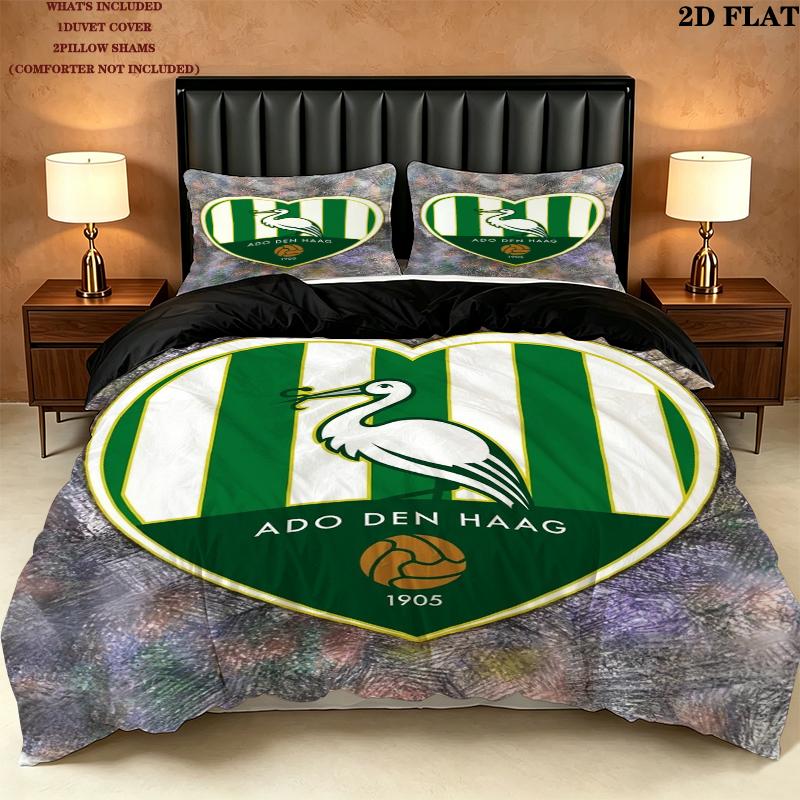 Ado Den Haag Pattern Bedding uilt Set uilt Cover Pillowcase Home Decoration Birthday Gift (1 * duvet cover + 2 * pillowcase without core)