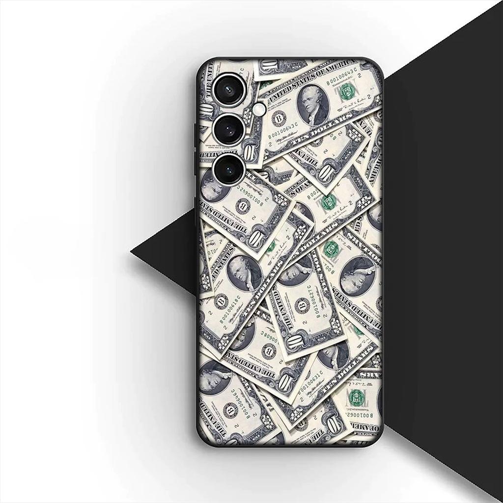Casing for Motorola Moto G55 G45 G75 G85 G35 Edge 50 30 Fusion 40 NEO Ultra Pro Phone Cover Soft Case Money 100 D-Dollars 1