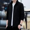 Мужская куртка из вышитого флиса и плотного флиса для весны, осени и зимы, теплая и повседневная куртка для мужчин