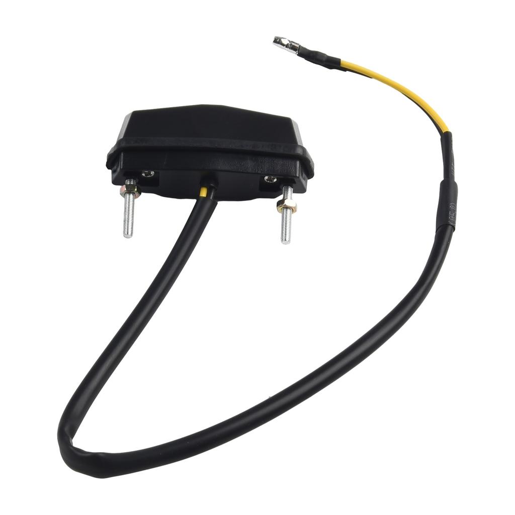 12V License Plate Light ABS Plastic Accessories Black Housing