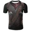 Summer Men's T-shirt 3D Cartoon Print Tees Loose Round Neck Short Sleeve Tops Men Clothing