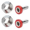 2PCS American Type Keg Coupler Stainless Steel Beer Barrel Connector for 5 16in ID Beer Hose