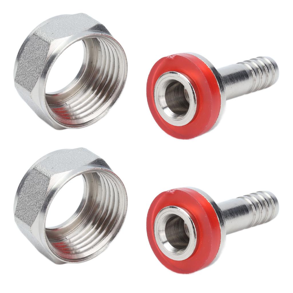 2PCS American Type Keg Coupler Stainless Steel Beer Barrel Connector for 5 16in ID Beer Hose