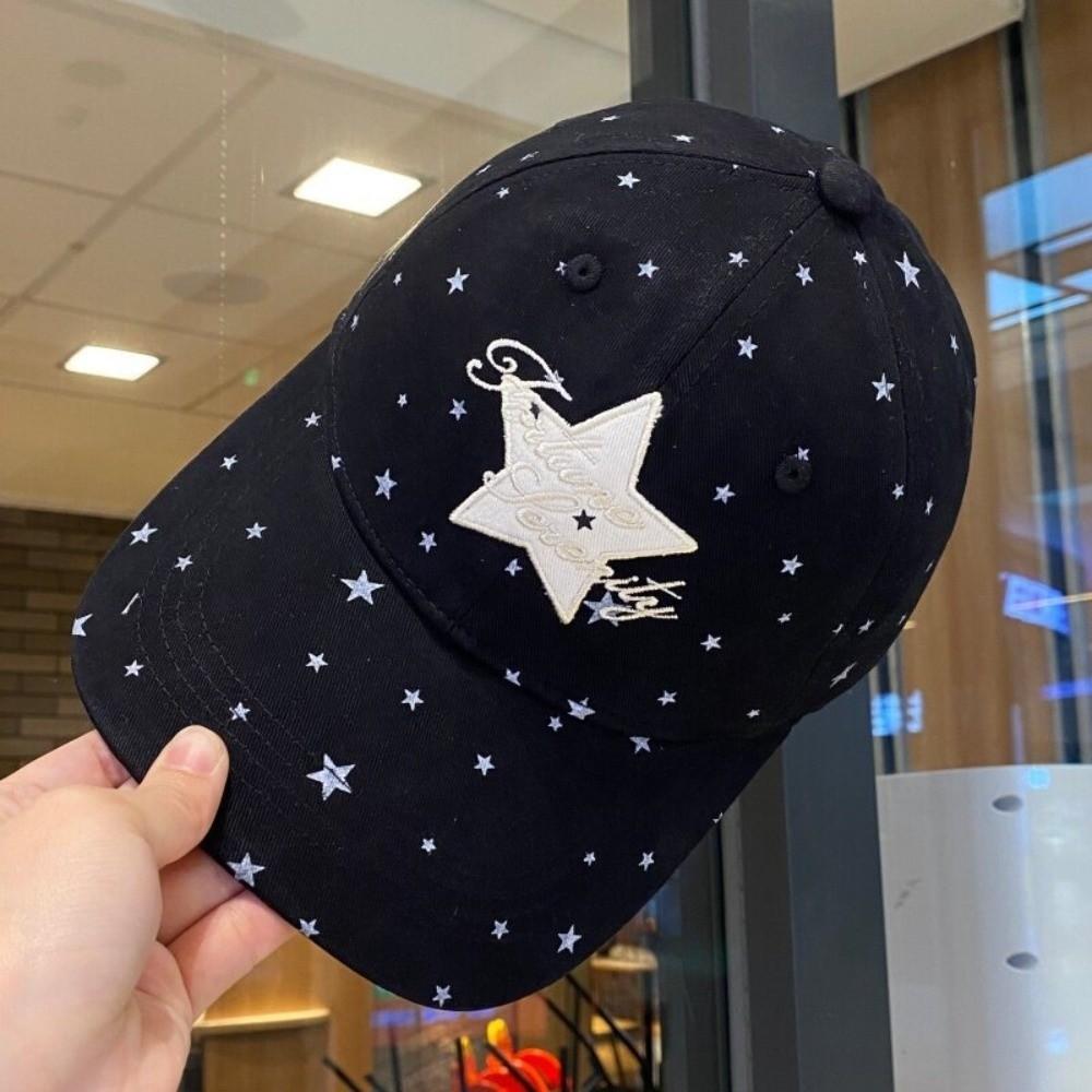 55cm to 59cm Head Circumference Star Dot Baseball Cap Casual Couple Hat Spring Summer