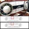 Car Styling Air Conditioner AUTO Buttons Decoration Stickers Trim For Mercedes Benz C E CLS GLK Class W204 W212
