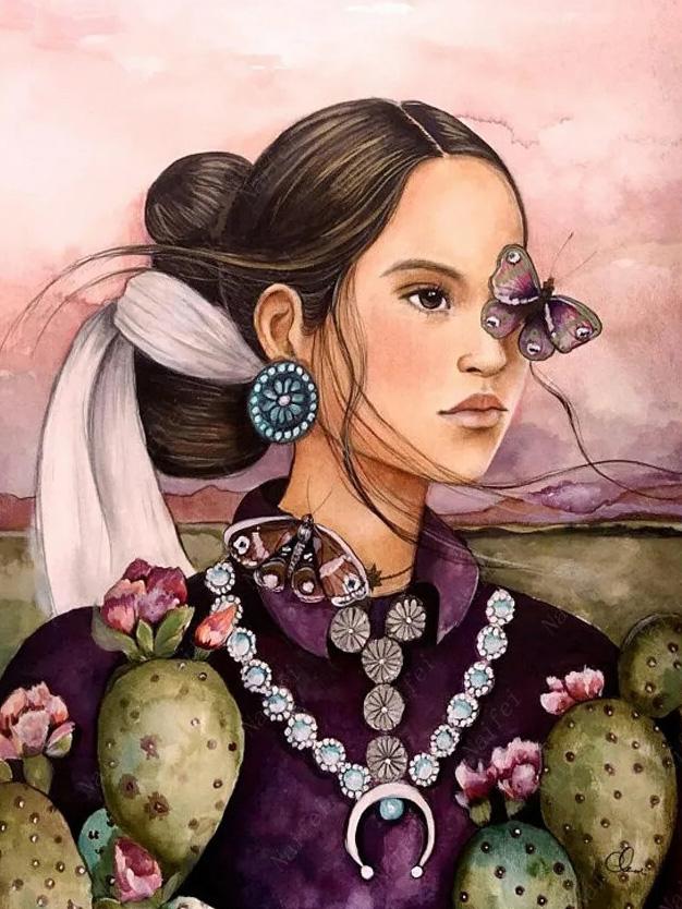 5D DIY Алмазная мозаика Бабочка Полная дрель Квадратная девушка Алмазная вышивка Цветок Рукоделие Мозаика Искусство Декор для дома