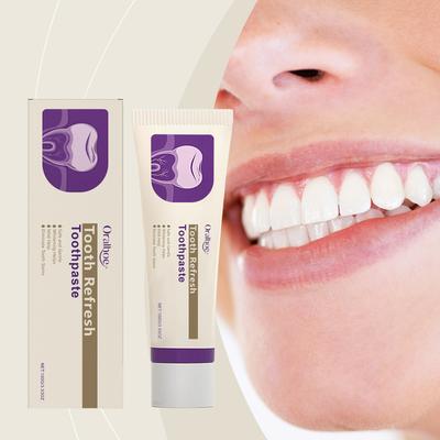 Oralhoe Мятная Зубная Паста для Отбеливания Зубов Удаляет Пятна от Курения Гигиена Полости Рта Освежает Уменьшает Пожелтение Осветляющая Зубная Паста