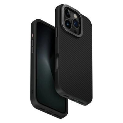 Uniq Чехол Keva Max Iphone 16 Pro 6.3 Magclick Зарядка Черный/Black(Углерод)