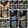 Милый аниме-чехол из стекла для Apple iPhone 14 11 13 Pro 12 7 8 Plus SE 2022 XR X XS Max 6 6S Закаленная крышка для телефона