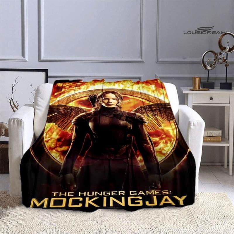 Одеяло с логотипом «Голодные игры», фланелевое мягкое и удобное одеяло, необходимое одеяло для домашнего путешествия, подарки на день рождения