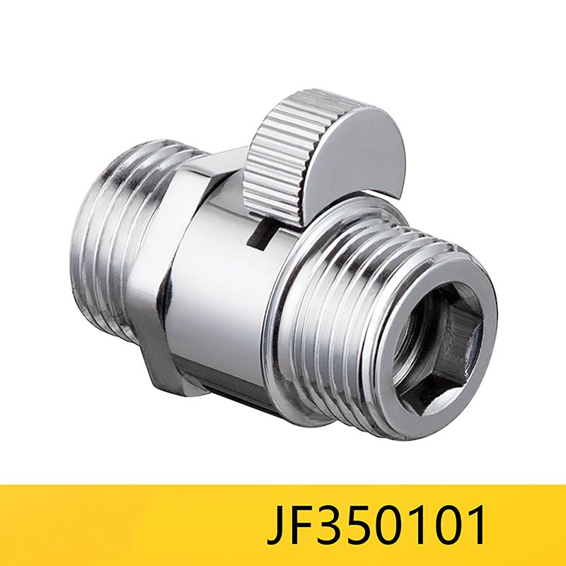 Запорный клапан для душа, полностью латунный, G1/2", быстродействующий запорный клапан, душевая лейка, водосберегающий туалетный пистолет-распылитель