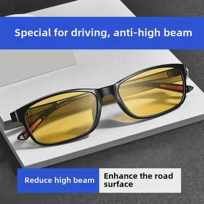 Мужские поляризованные антибликовые очки ночного видения для вождения, день/ночь HD защита от дальнего света