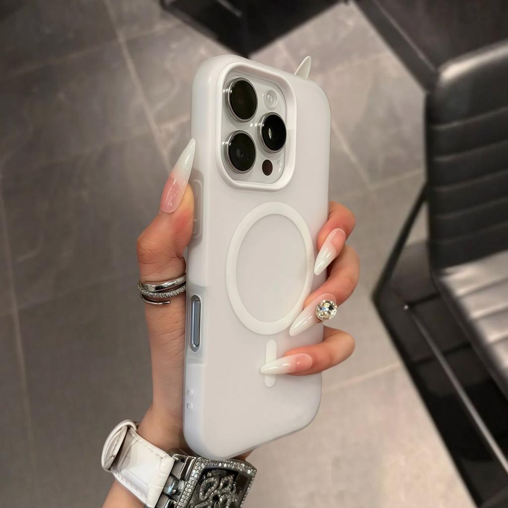 Роскошный чехол Magsafe конфетного цвета для iPhone 17 Air 16 15 14 Plus 13 12 Pro Max 11, магнитный, прозрачный, матовый, мягкий, для беспроводной зарядки