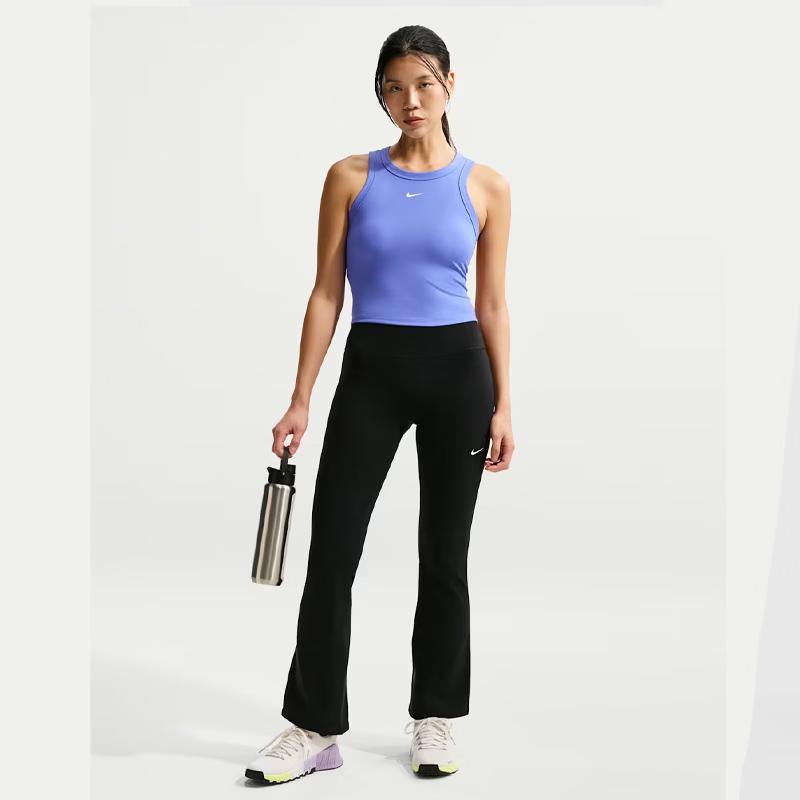 NIKE Women's Flared Slim Fit Sports Pants Yoga Training Sweatpants