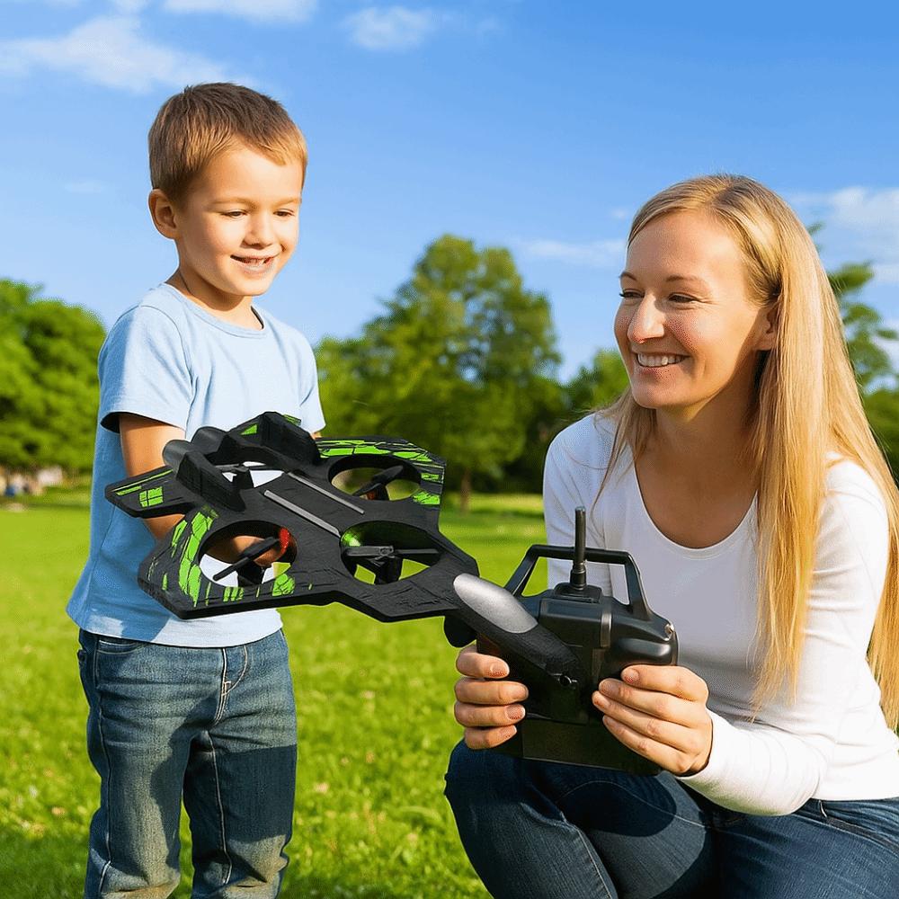 Игрушка-вертолет с гравитационным управлением и четырьмя моторами, перезаряжаемый радиоуправляемый хобби-самолет, взаимодействие родителей и детей