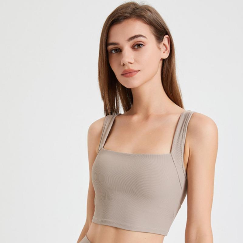Красивый спортивный бюстгальтер-боди с открытой спиной, фиксированная чашка, бюстгальтер для йоги, быстросохнущий, противоударный, фитнес-жилет